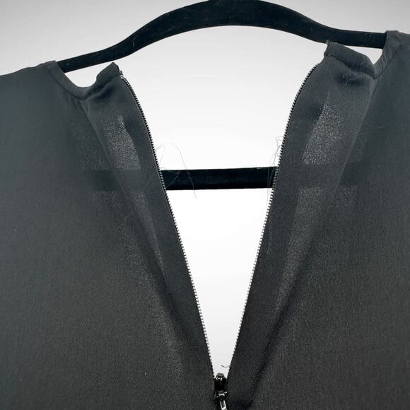 The Row Women's 6 Sleeveless Silk Jumpsuit Solid‎ Black Wide Leg Quiet Luxury - Picture 9 of 12